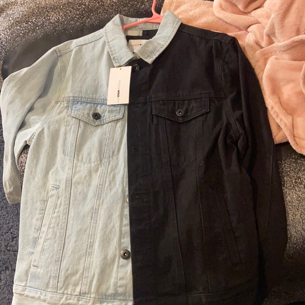Fashion Nova Half&Half Jean Jacket
